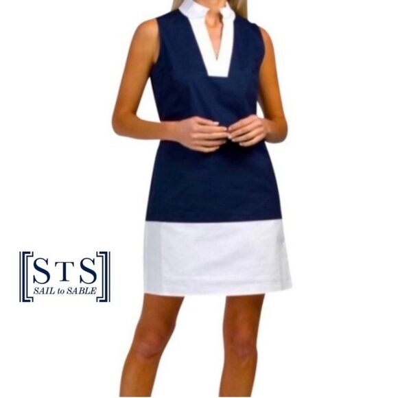 Sail to Sable Dresses & Skirts - Sail to Sable Tunic Dress Navy and White Size Medium